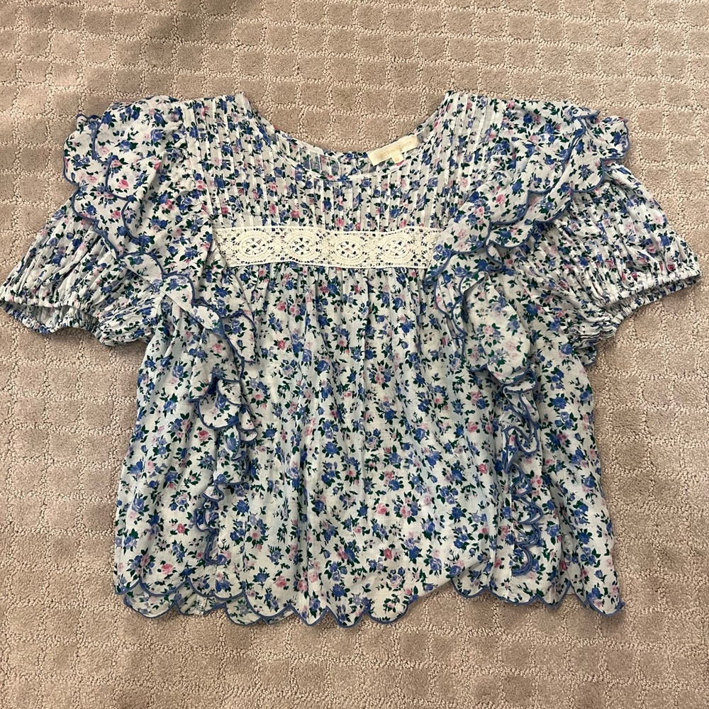 Loveshackfancy Nelson Top size M